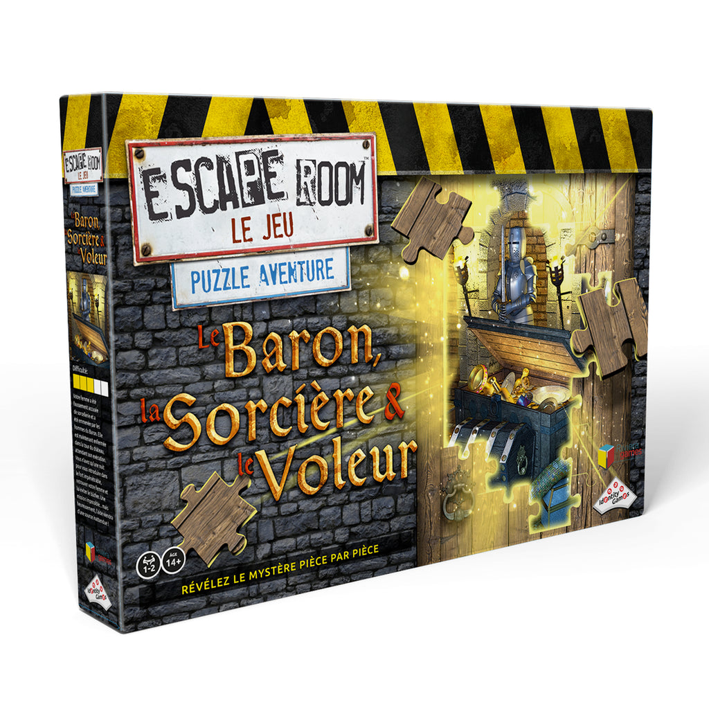 Escape Room Puzzle Aventure – Le Baron, la Sorcière & le Voleur – La  Société - Jeux d'évasion